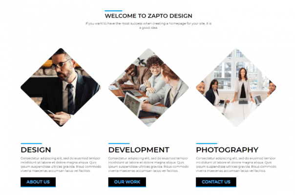 Zapto Design Website