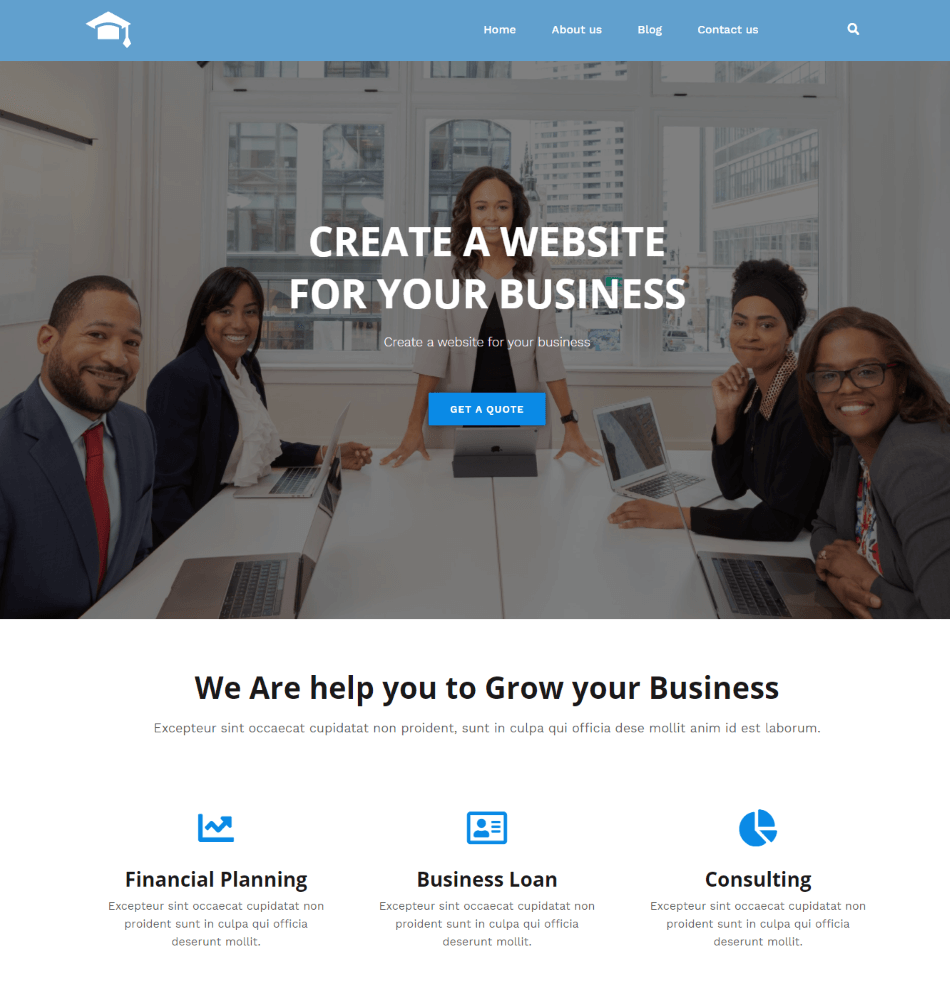 Business Agency Website