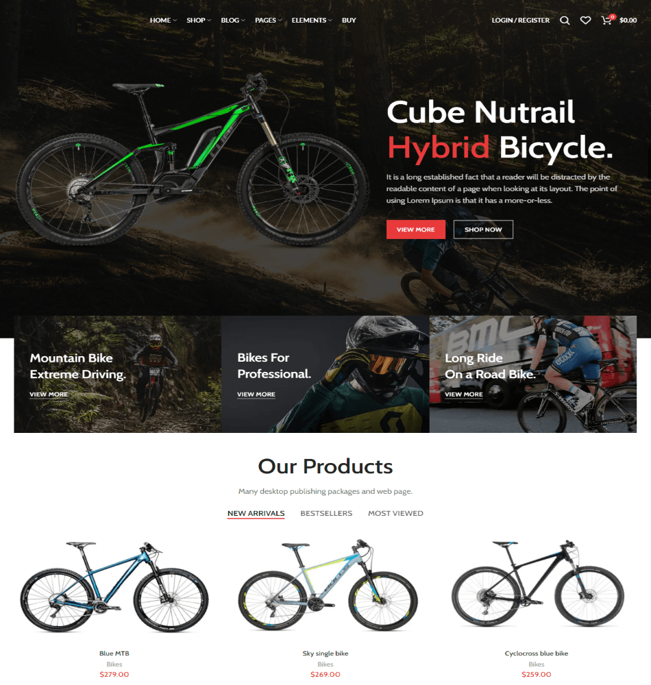 Cycle Shop Ecommerce