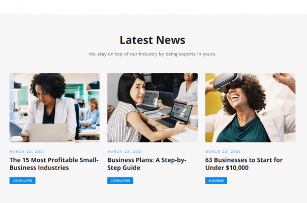 Business Agency Website